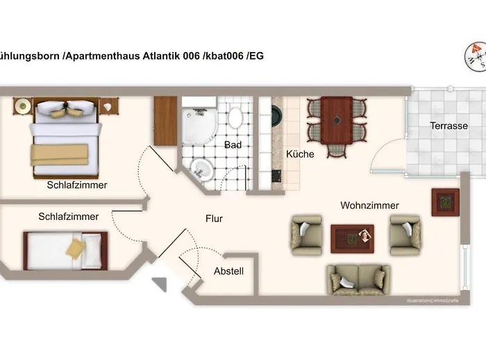 Apartmenthaus Atlantik Apartmenthaus Atlantik 006 * Ostseebad Kühlungsborn